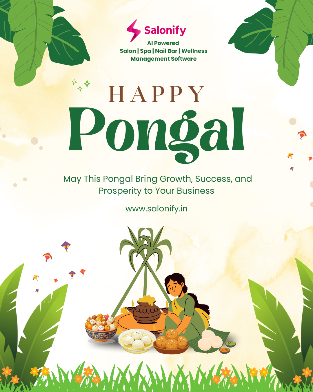 Salonify, Happy Pongal to all