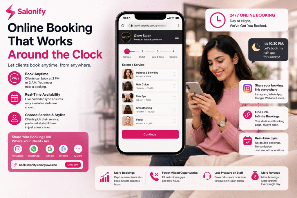 Online Booking That Works Around the Clock